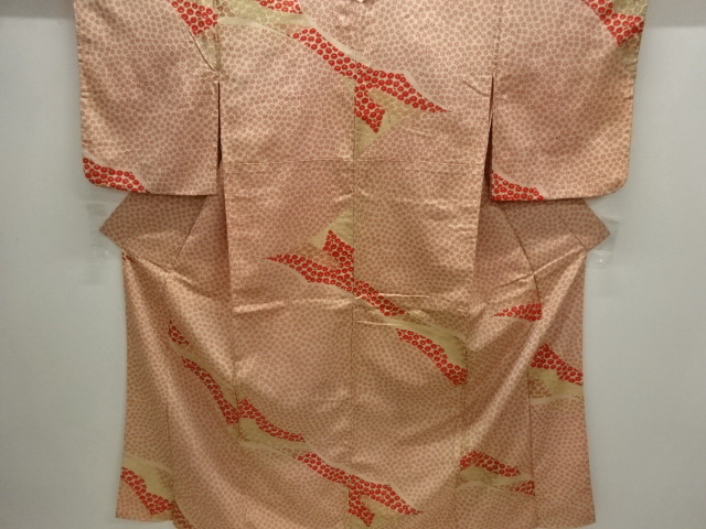 JAPANESE KIMONO / ANTIQUE KIMONO / TAISHO ROMAN STYLE / WOVEN FLOWER